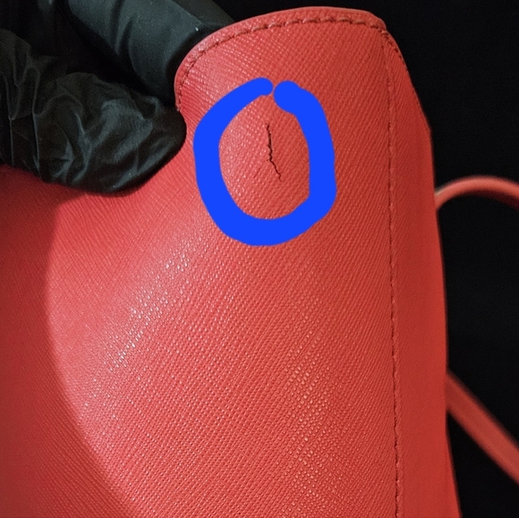 Kate Spade Coral Color Promenade Place Reversible Tote Bag - Picture 11 of 16